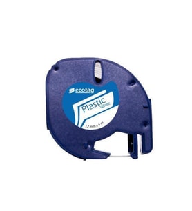 Letratag Şerit Plastik 12mmx4 Mt Beyaz 91201