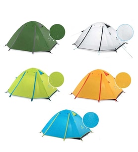 Naturehike P-Serisi 4 Kişilik Kamp Çadırı BEYAZ