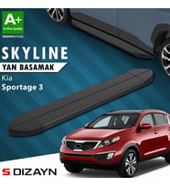 S-Dizayn Kia Sportage 3 Skyline Siyah Yan Basamak 173 Cm 2010-2016 A+ Kalite