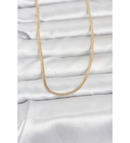 CM 14K Gold Renk Dolgun Zincir Model 60 cm Kadın Kolye - TJ-BKO10954