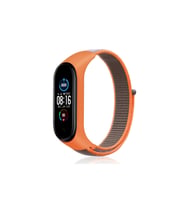 Mi Band 4 Hasırlı Cırtcırtlı Kordon - Tcu-Gri