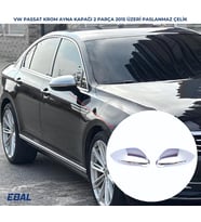 Vw Passat B8.5 Paslanmaz Krom Ayna Kapağı 2 Parça 2019 ve Üzeri