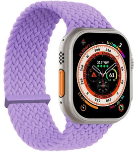 Apple Watch Series 9 41mm Kordon Knitted Fabric Loop (Apple Watch Series 9 41mm ile Uyumlu Kordon, Akıllı Saat Kayışı)