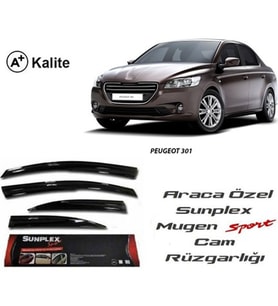 Peugeot 301 Cam Rüzgarlığı Mugen Tip Sunplex