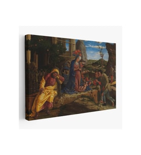 Çobanların Hayranlığı Tablo Andrea Mantegna The Adoration of the Shepherds-6590