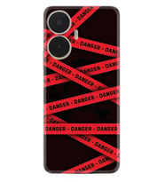 Realme C55 Kılıf Resimli Desenli Baskılı Silikon Danger 1372