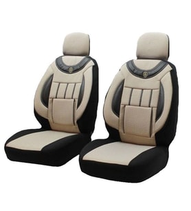 Peugeot Partner Uyumlu 1+1 Panelvan Koltuk Kılıfı - BEJ - SİYAH