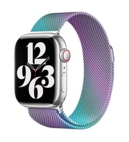 Apple Watch 38mm Uyumlu Kordon Hasır Metal Mıknatıslı Zore Band-01 Kayış