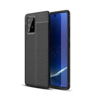 Lexroo Galaxy A91 (S10 Lite) Kılıf Niss Silikon Kılıf - Siyah