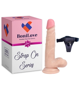 Bonilove Ten Dokusunda Tasarlanan 19 Cm Realistik Yapay Penis 