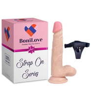 Bonilove Ten Dokusunda Tasarlanan 19 Cm Realistik Yapay Penis 