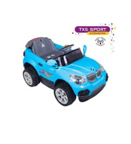 Aliş Tx-5 Sport Uzaktan Kumandalı Akülü Araba 12 Volt (Mavi)
