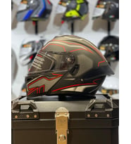 WOSEN Ws-202 Güneş Gözlüklü Çene Açılır Kask Şeffaf Vizörlü C1 (Çok Renkli)