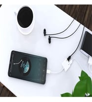 Lexroo TYPE C PD SES VE HIZLI ŞARJ ÇOĞALTICI ÇİPLİ CİHAZ SEÇMEZ 1 SES VE 1 ŞARJ OLARAK PD ÇOĞALTIR