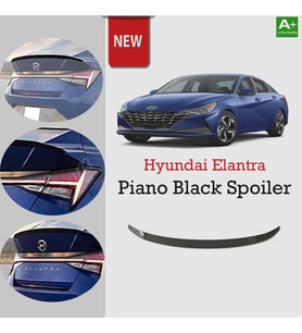 Hyundai Elantra  Uyumlu Bagaj Üstü Piona Black Spoiler