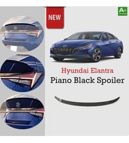 Hyundai Elantra  Uyumlu Bagaj Üstü Piona Black Spoiler