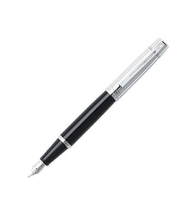 Sheaffer 9314-0 300 Serisi Krom Parlak Siyah Dolma Kalem
