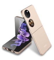 Lexroo Huawei P50 Pocket Kılıf Sert Kıpta Kılıf - Gold