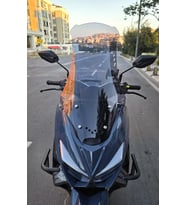 MOTOCAM Küba Newcity 125 Ön Cam 2023-2026 Model 75cm Füme Renkli 4mm UZUN