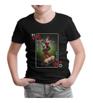 Harley Quinn - Sane Again Siyah Çocuk Tshirt