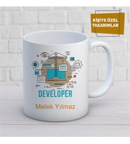 Kişiye Özel İsim Yazılabilir Developer Kupa Bardak