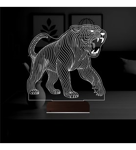 Luvivia Kaplan 3D Lamba - Masa Gece Lambası