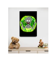 Rick and Morty Dekor Konsept Tablo MDF Baskı  Tablo