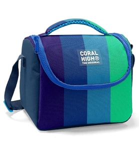 Coral High Beslenme Çantası 11797, Erkek Çocuk, Lacivert Yeşil Renkli Çizgili, Isı Yalıtımlı