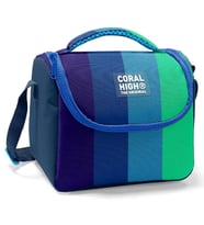 Coral High Beslenme Çantası 11797, Erkek Çocuk, Lacivert Yeşil Renkli Çizgili, Isı Yalıtımlı