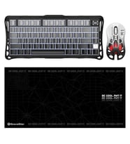 Gravastar K1 Mekanik Gaming Klavye, M1 Pro Kablosuz Optik Mouse ve Mousepad Oyuncu Seti, Gradient Black