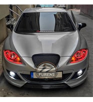 Seat Leon Mk2 Batman Yarasa Ayna Kapağı Piano Black 2005 2006 2007 2008 Uyumlu