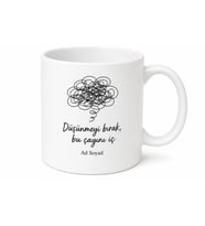 Overthinker Arkadaşa Hediye Zihin Boşaltıcı Kupa Bardak Özel Tasarım