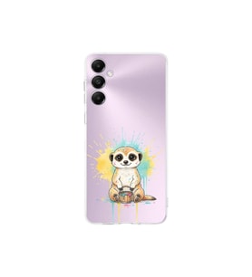 Samsung Galaxy A05S ile Uyumlu Splash Mirket Tasarımlı Şeffaf Silikon Kılıf