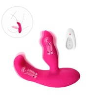 IRMA Kablosuz Kumandalı G-Spot ve Klitoris Uyarıcı 2 in 1 Lay-On Vibratör