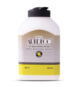 Artdeco Su Bazlı Parlak Vernik 500 ml. 