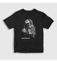 Presmono Unisex Çocuk Siyah Awake Billie Eilish T-Shirt 153627tt