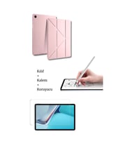 Galaxy A9 Plus 11 inç X210 Uyumlu Tablet Kılıfı Tablet Kalemi Ve Ekran Koruyucu Set