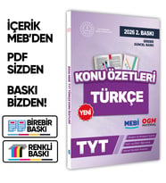 2026 YKS-TYT MEBİ-OGM Türkçe Pratik Konu Özet Kitabı RENKLİ A4 Boyut Görsel Destekli BASKI ÜCRETİ