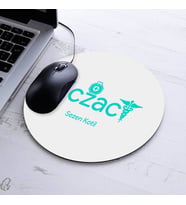 İsme Özel Eczacı Temalı Yuvarlak Mousepad