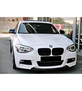 Bmw F20 M Technic Düz Ön Lip Parlak Siyah Plastik Ön Ek Karlık 2011 2012 2013 2014 karlık+bodykit+ek