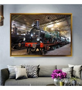 Altın Çerçeveli dekoratif tablo a135 (Gold)