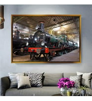 Altın Çerçeveli dekoratif tablo a135 (Gold)
