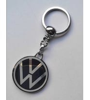 Volkswagen YENİ Logo Damla Otomobil Anahtarlığı Yeni Logo Çift Taraflı 1.KALİTE (Standart)
