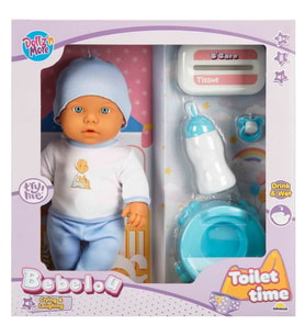 1030141 Sesli Bebelou Tuvalet Zamanı Bebek Seti 32 Cm-Sunman