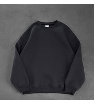 OVERSIZE ŞARDONLU SWEAT - KALİTELİ SWEATSHIRT ŞARDONLU PAMUKLU (Turkuaz)