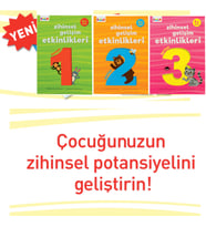 4 + yaş Zihinsel Gelişim Etkinlik Kitap Seti