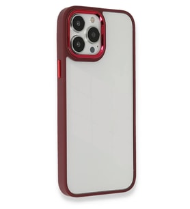 Newface Apple iPhone 14 Pro Kılıf Dora Kapak - Kırmızı