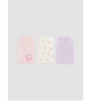 LCW Kids Beyaz 3'lü Kız Çocuk Boxer