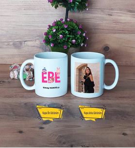 Ebe Kupa Bardak Beyaz Fotoğraflı Ebeler Günü Hediyesi Tıp Bayramı Hediyesi