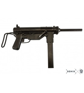 Denix Koleksiyon Grubu-M3 SUBMACHINE GUN CAL. .45 "GREASE GUN" USA 1942 (WWII)-JDNX1313